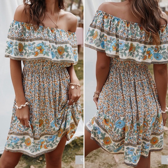 Dresses & Skirts - Off The Shoulder Mini Dress
